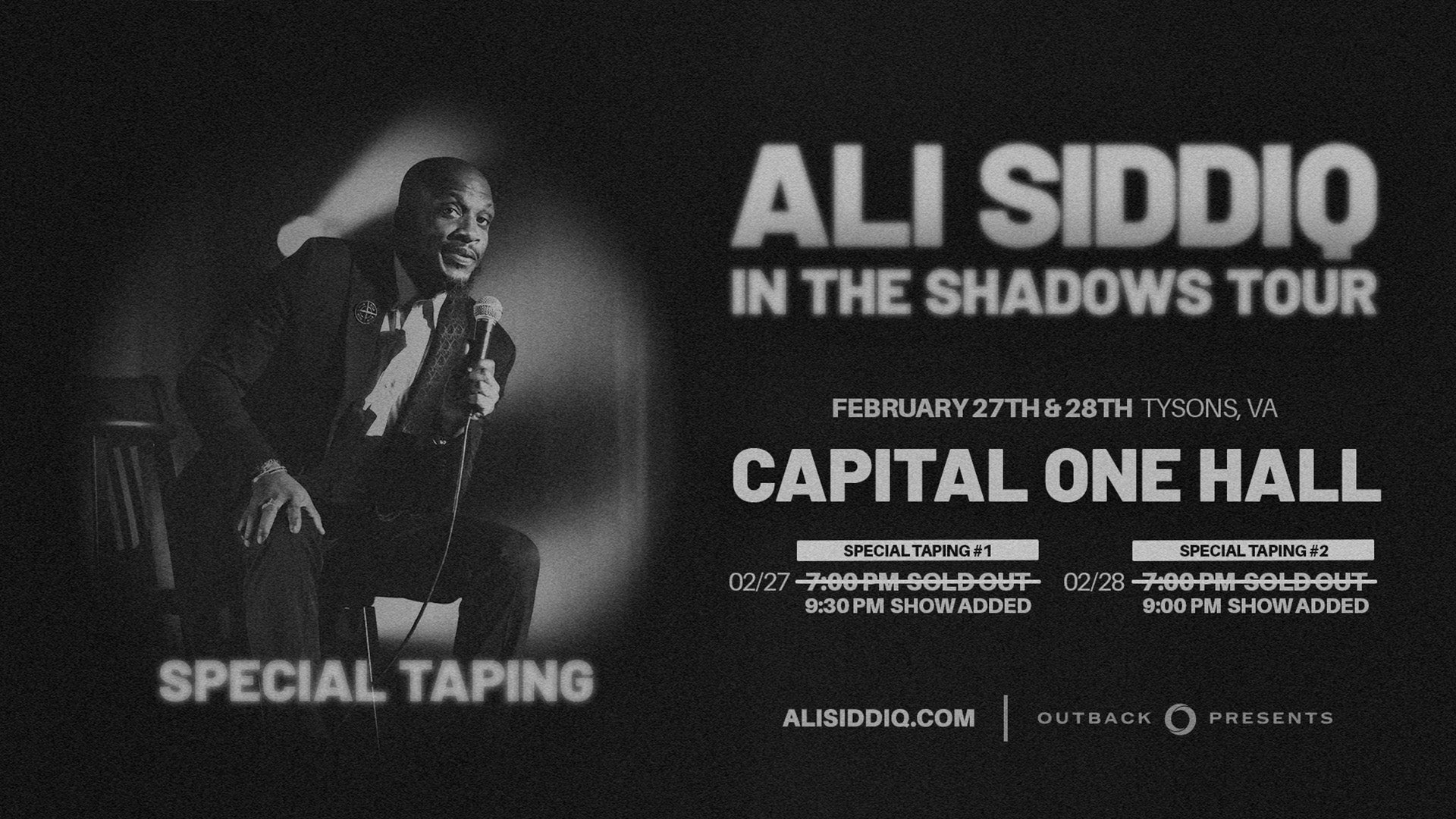 Ali Siddiq: In The Shadows Tour