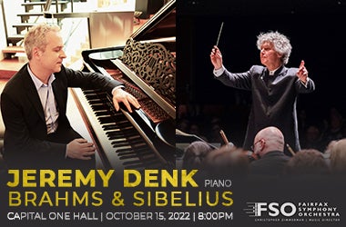 More Info for Fairfax Symphony Orchestra presents Brahms & Sibelius with Pianist Jeremy Denk
